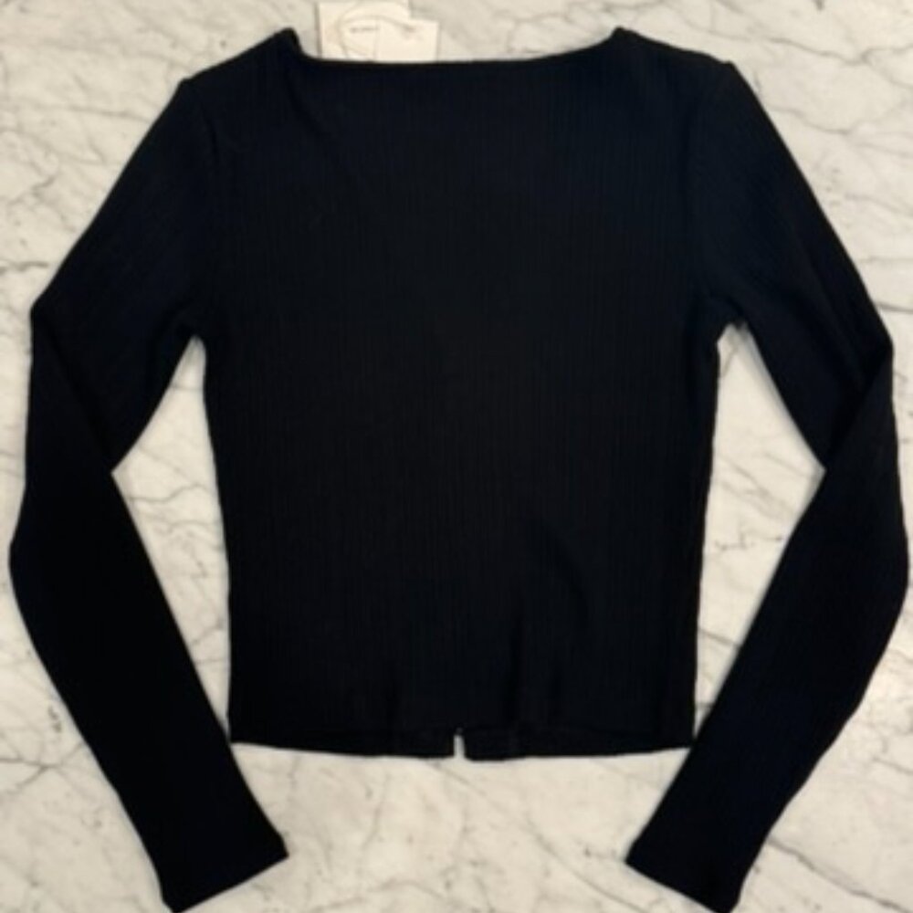 Vince Black Button-Down Cardigan - Brand New With Tags - Picture 4 of 4